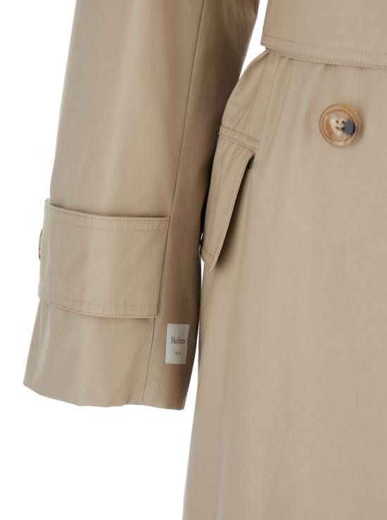 Max Mara MAX MARA Women Trench Coats 2519021074600013 Beige Size S / US 4 / IT 40 - 3 Thumbnail