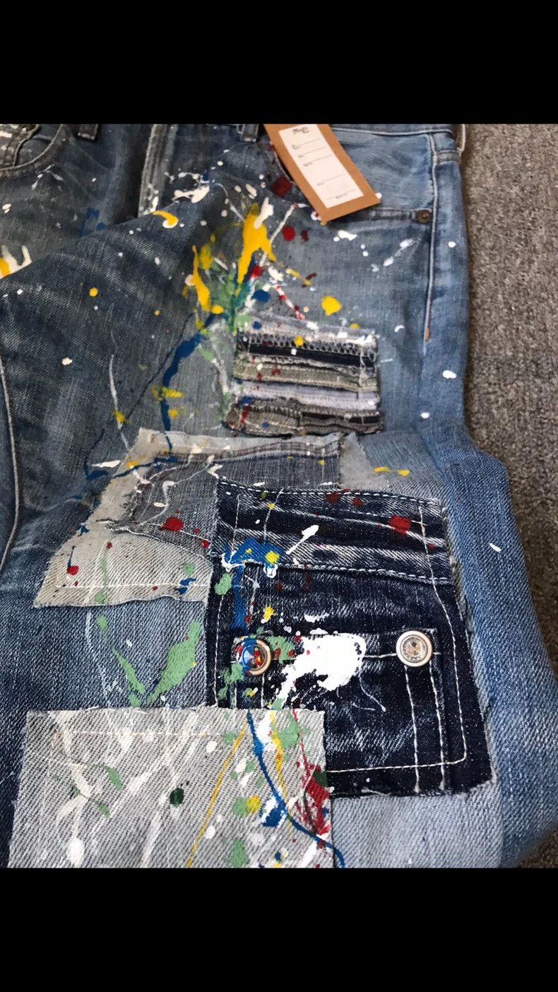 Bode Eco-Friendly Handcrafted Denim Pants Size US 33 - 3 Thumbnail