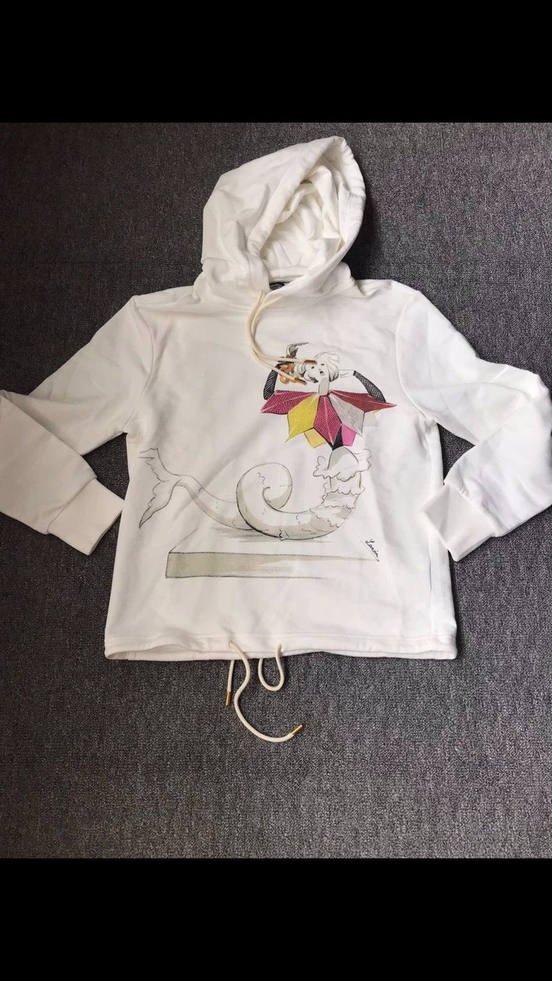 Lanvin Lanvin Cotton Hoodie with Drawstring Design Size US XS / EU 42 / 0 - 3 Thumbnail