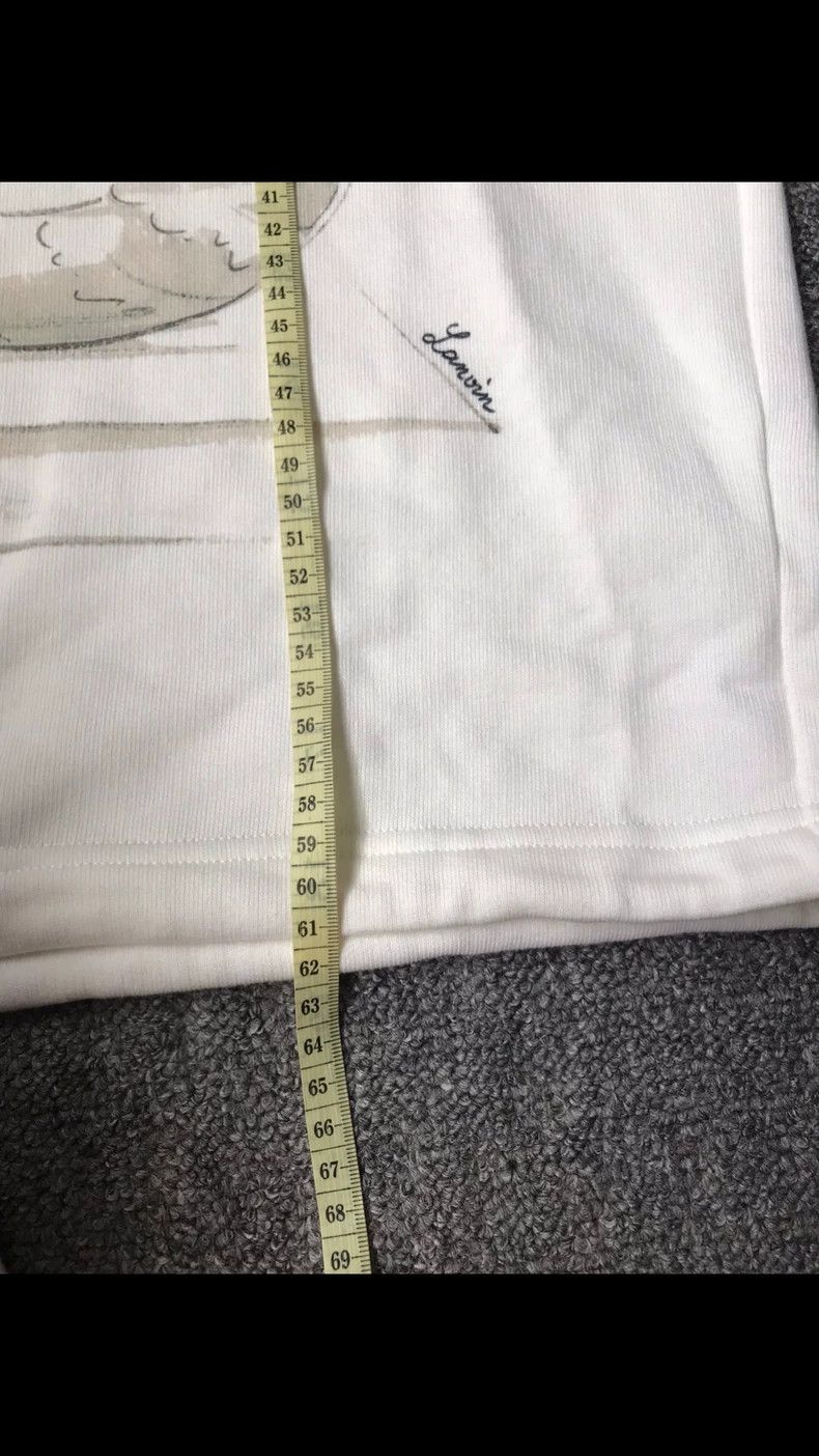 Lanvin Lanvin Cotton Hoodie with Drawstring Design Size US XS / EU 42 / 0 - 9 Thumbnail