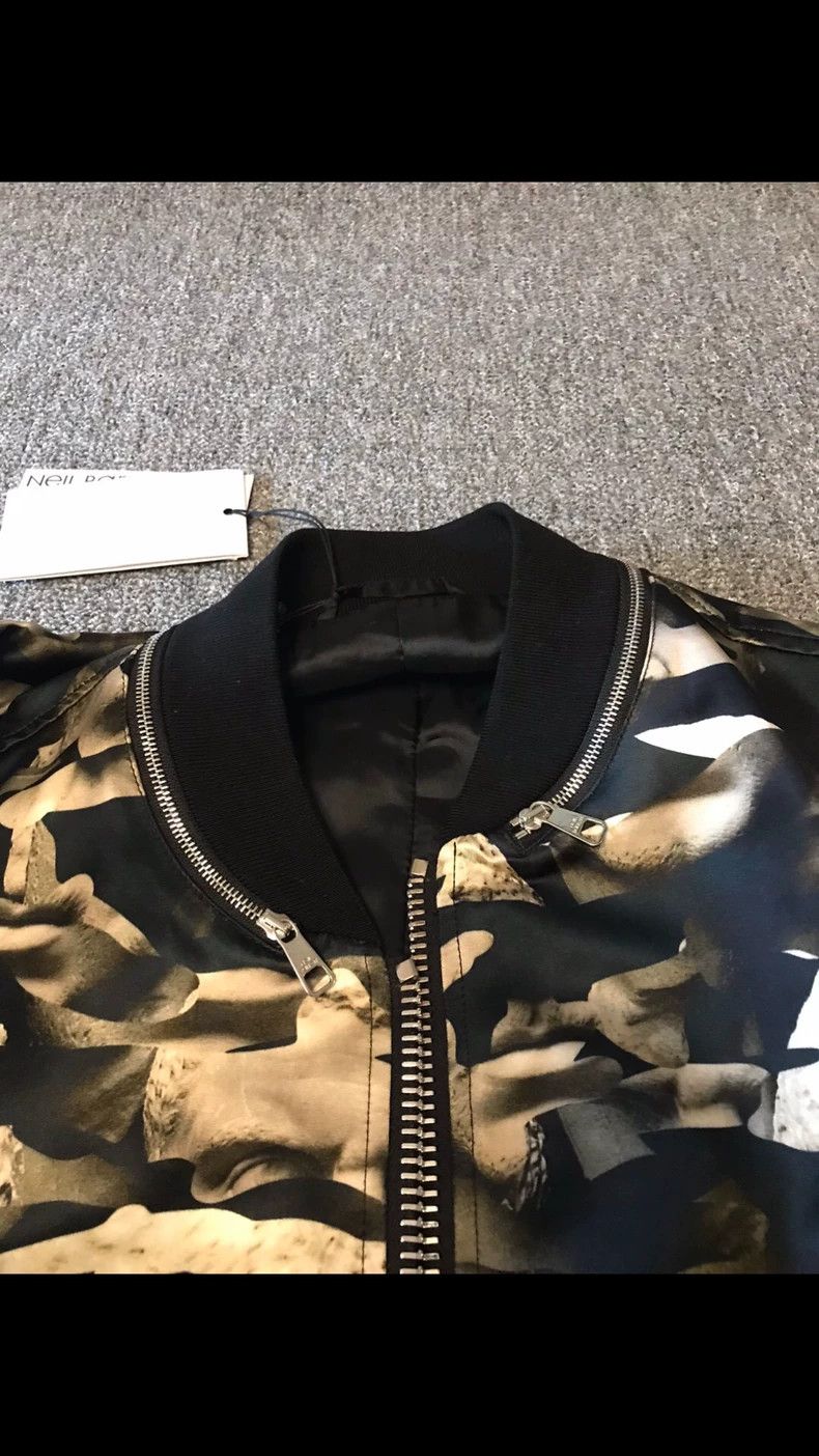 Neil Barrett Neil Barrett Camouflage Jacket with Zip Collar Size US XS / EU 42 / 0 - 7 Thumbnail