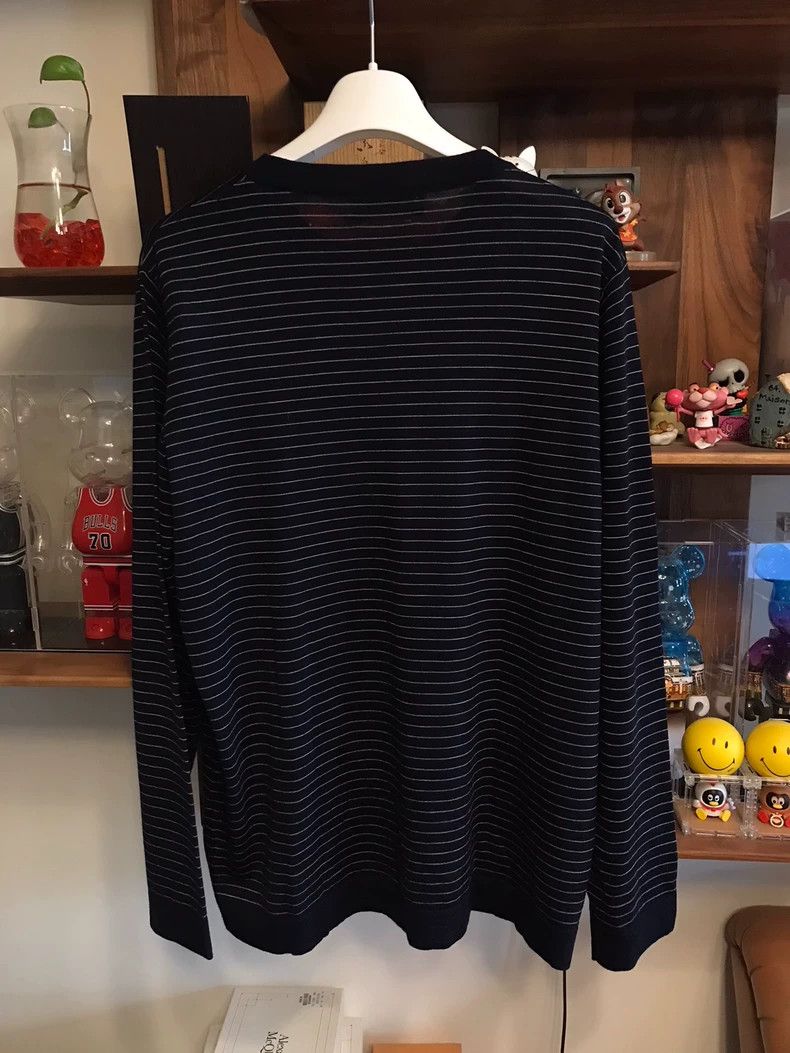 Brunello Cucinelli Brunello Cucinelli Wool Blend Striped Sweater Size US L / EU 52-54 / 3 - 2 Thumbnail