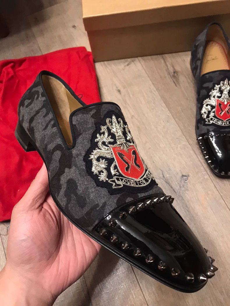 Christian Louboutin Christian Louboutin Casual Shoes with Embroidery Size US 10.5 / EU 43-44 - 2 Thumbnail