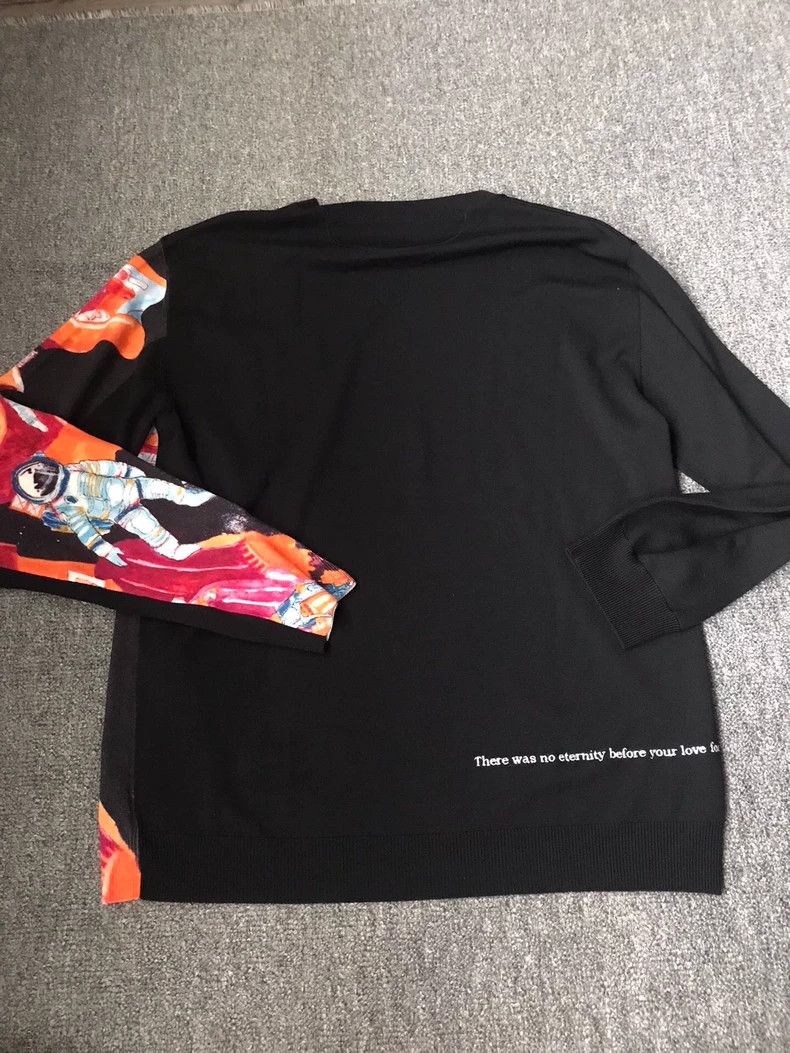 Valentino Valentino Astronaut Graphic Knit Sweater Size US XL / EU 56 / 4 - 6 Thumbnail