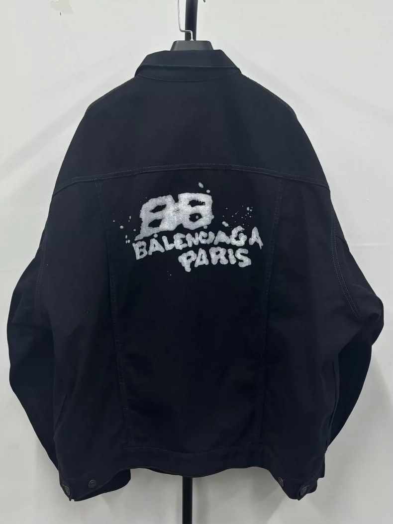 Balenciaga Balenciaga Long Sleeve Jacket with Button Closure Size US M / EU 48-50 / 2 - 2 Thumbnail