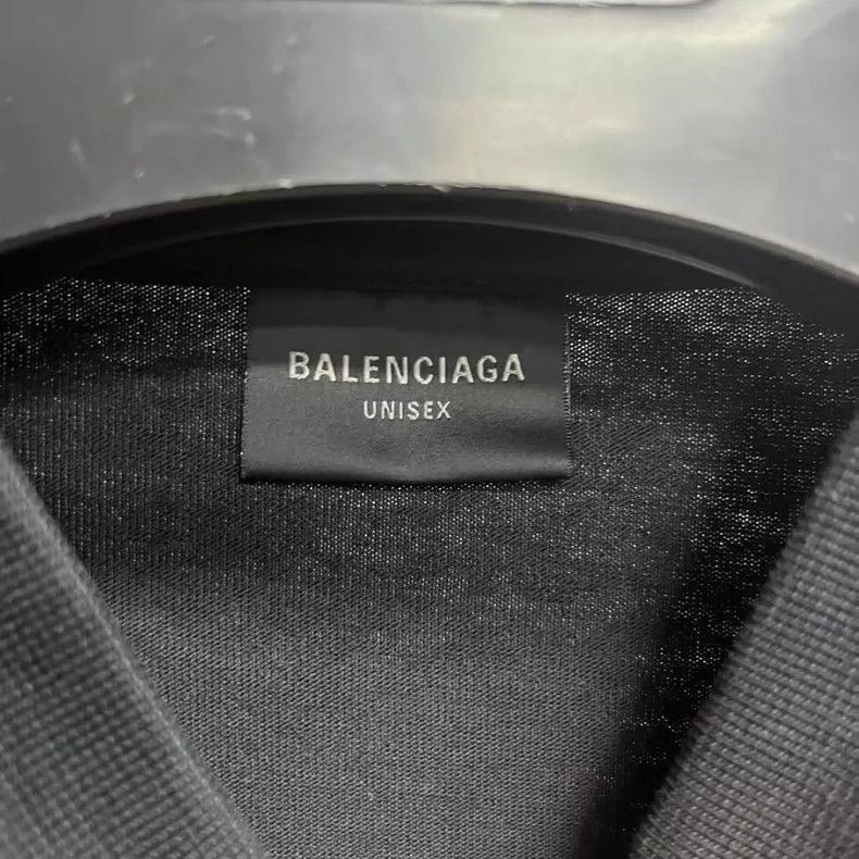 Balenciaga Balenciaga Black Logo Rhinestone Short Sleeve T-Shirt Size US S / EU 44-46 / 1 - 3 Thumbnail