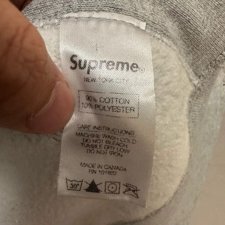 Bape Supreme Classic Box Logo Hoodie in Gray Size US M / EU 48-50 / 2 - 4 Thumbnail