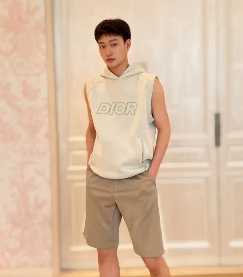 Dior Dior Mint Green Sleeveless Hoodie Size US L / EU 52-54 / 3 - 3 Thumbnail