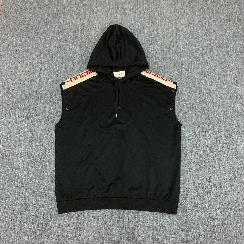 Gucci Gucci Black Detachable Hooded Sweatshirt Size US L / EU 52-54 / 3 - 7 Thumbnail