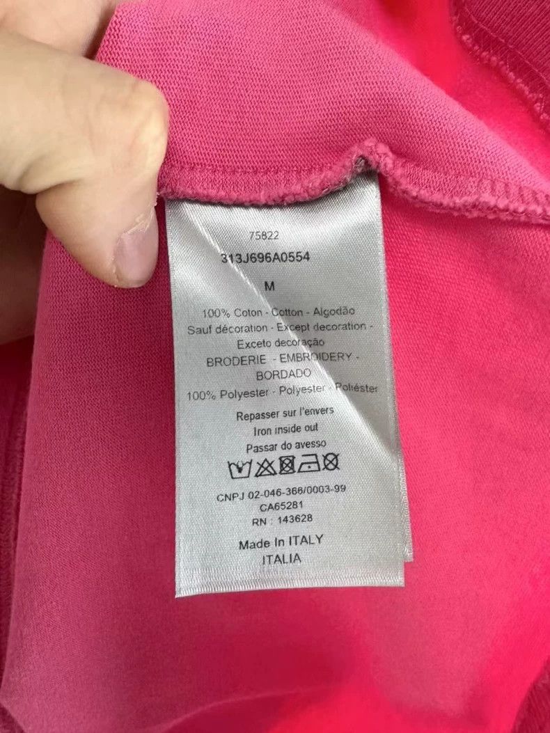 Louis Vuitton Dior Pink Short Sleeve T-Shirt with Logo Size US M / EU 48-50 / 2 - 4 Thumbnail