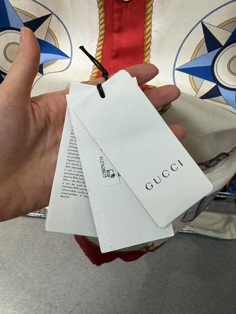 Gucci Gucci Anchors Short Sleeve Shirt Size US L / EU 52-54 / 3 - 3 Thumbnail