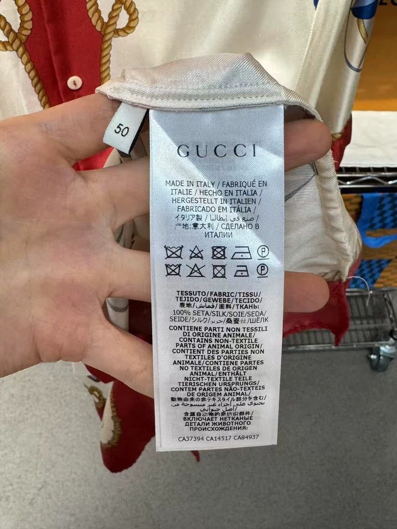 Gucci Gucci Anchors Short Sleeve Shirt Size US L / EU 52-54 / 3 - 5 Thumbnail
