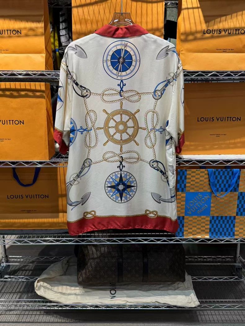 Gucci Gucci Anchors Short Sleeve Shirt Size US L / EU 52-54 / 3 - 4 Thumbnail