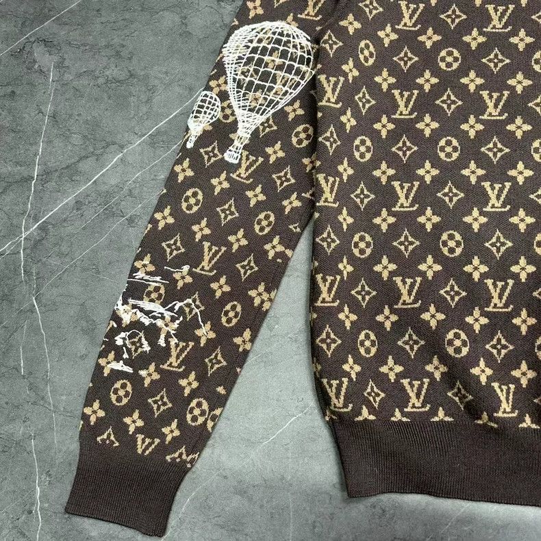 Louis Vuitton Louis Vuitton Graffiti Box Sweater M Size Size US M / EU 48-50 / 2 - 7 Thumbnail