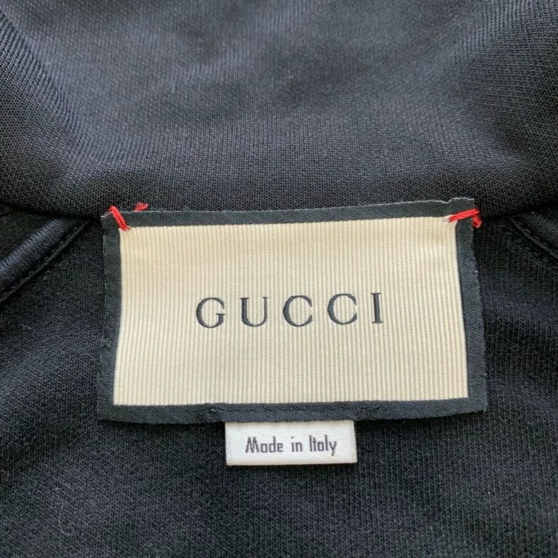 Gucci Gucci Black Logo Track Jacket Size US XS / EU 42 / 0 - 7 Thumbnail