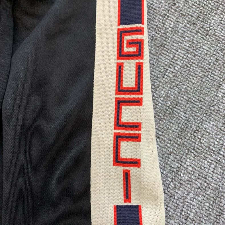 Gucci Gucci Black Logo Track Jacket Size US XS / EU 42 / 0 - 8 Thumbnail