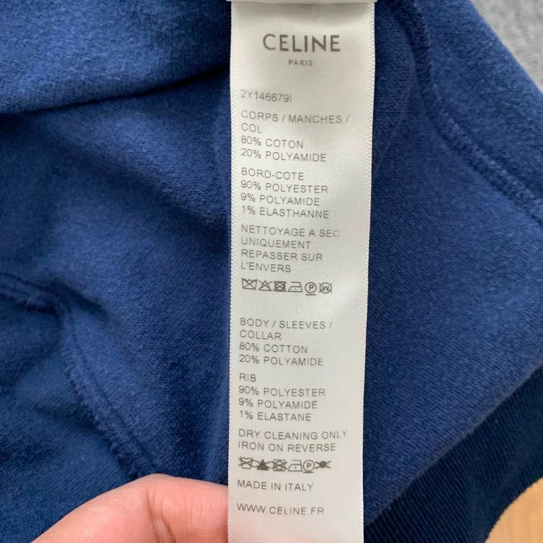 Celine Celine Blue Velvet Jacket Size XL Size US XL / EU 56 / 4 - 7 Thumbnail