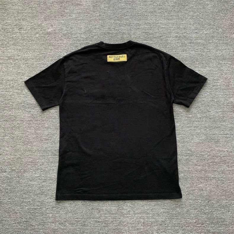 Louis Vuitton Louis Vuitton Black Short Sleeve T-Shirt Size US M / EU 48-50 / 2 - 2 Thumbnail