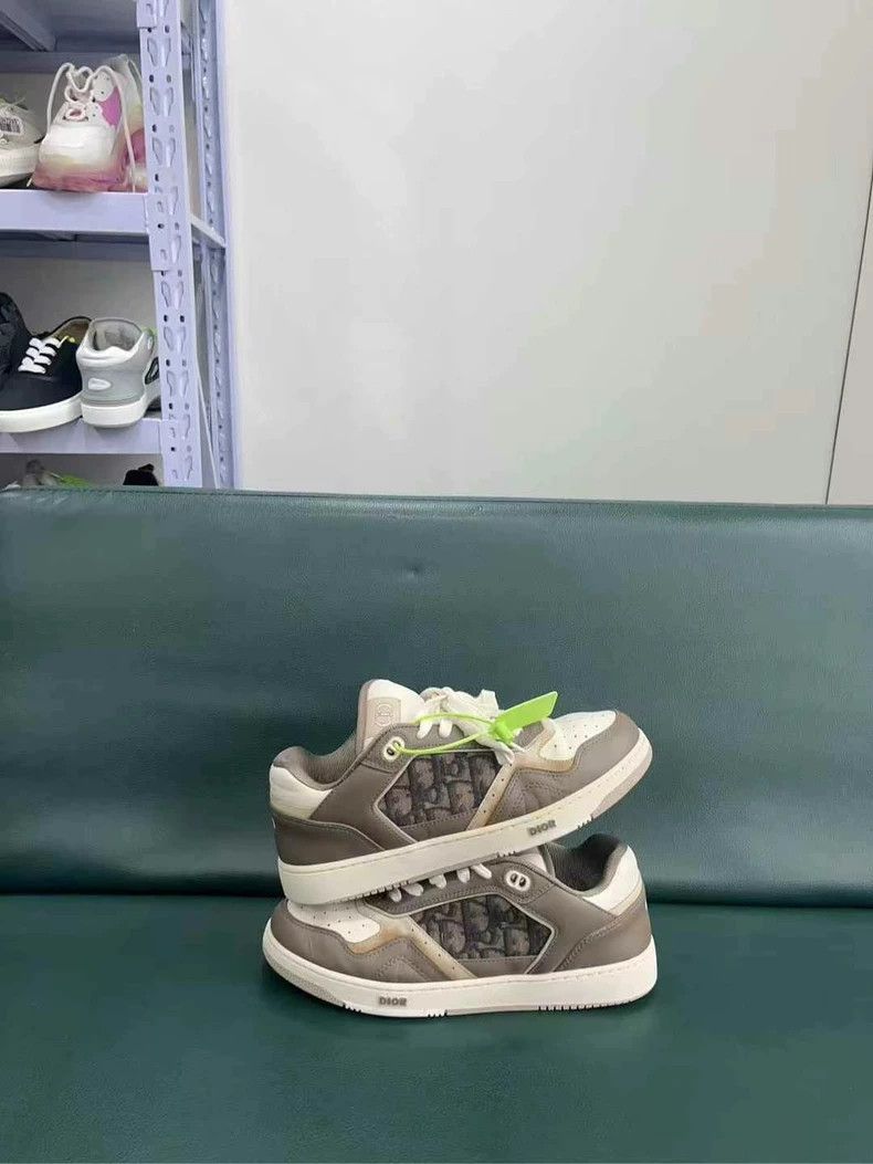 Dior Dior B27 Sneakers in White and Brown Size US 8 / EU 41 - 6 Thumbnail
