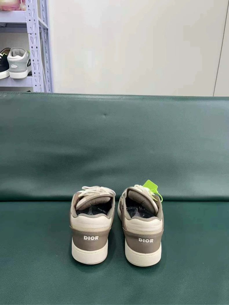 Dior Dior B27 Sneakers in White and Brown Size US 8 / EU 41 - 3 Thumbnail