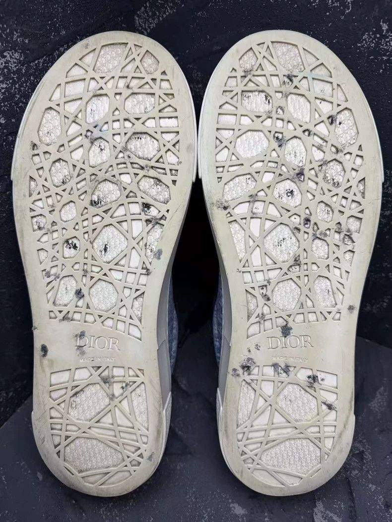 Dior DIOR B33 White Blue Sneakers Size US 10 / EU 43 - 6 Thumbnail