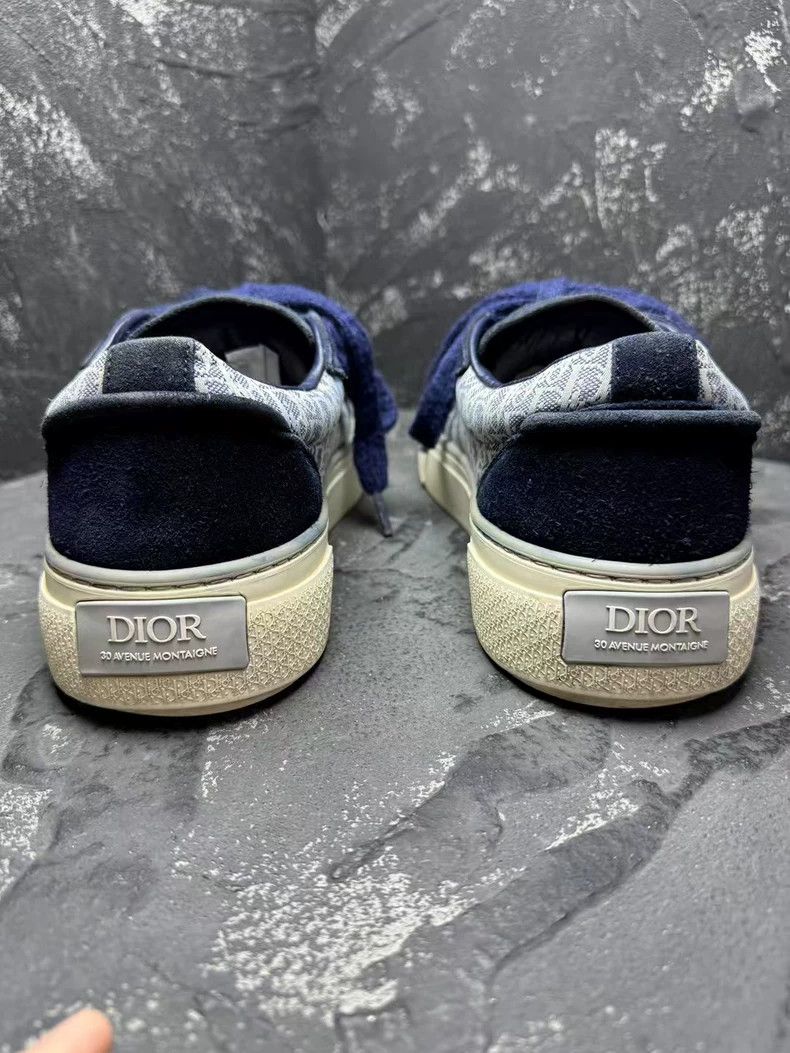 Dior DIOR B33 White Blue Sneakers Size US 10 / EU 43 - 3 Thumbnail
