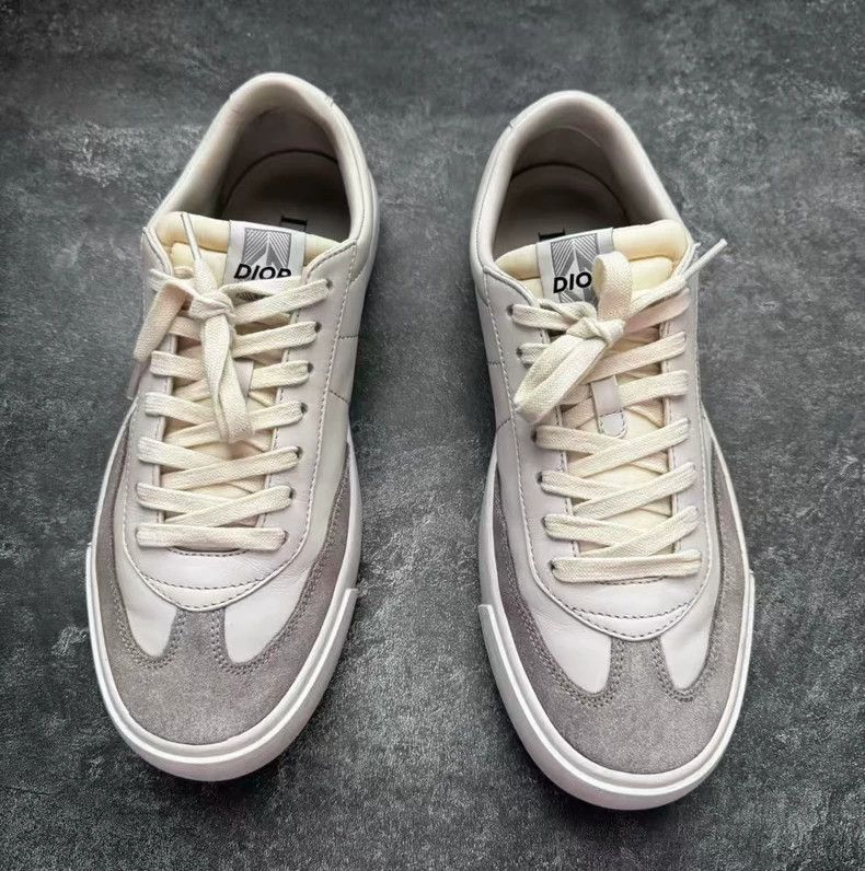 Dior DIOR Leather Sneakers in Excellent Condition Size US 10.5 / EU 43-44 - 2 Thumbnail