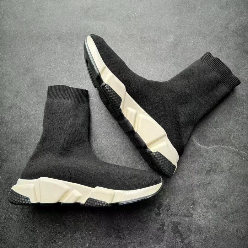 Balenciaga Balenciaga Black and White Sock Sneakers Size US 7 / EU 40 - 4 Thumbnail