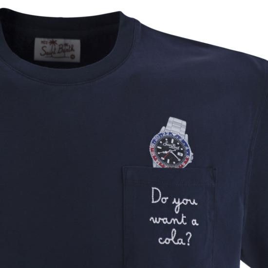 MC2 Saint Barth MC2 SAINT BARTH Men Polo Shirts AUS0001 BLUE Size US XL / EU 56 / 4 - 4 Thumbnail
