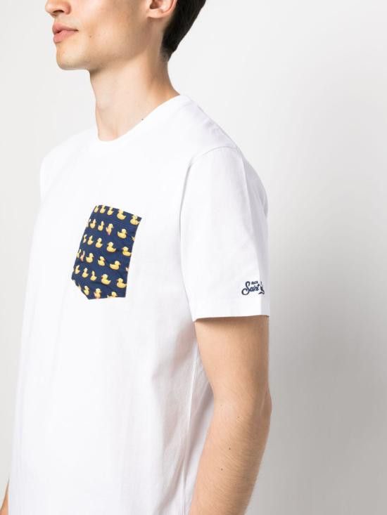 MC2 Saint Barth MC2 SAINT BARTH Men T-Shirts BLA0001 03099H White Size US L / EU 52-54 / 3 - 3 Thumbnail