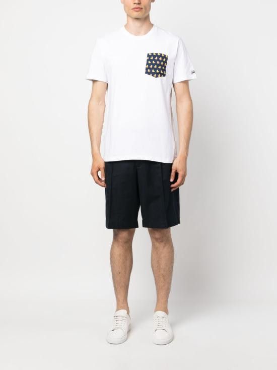 MC2 Saint Barth MC2 SAINT BARTH Men T-Shirts BLA0001 03099H White Size US L / EU 52-54 / 3 - 5 Thumbnail