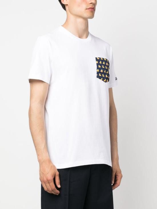 MC2 Saint Barth MC2 SAINT BARTH Men T-Shirts BLA0001 03099H White Size US M / EU 48-50 / 2 - 4 Thumbnail