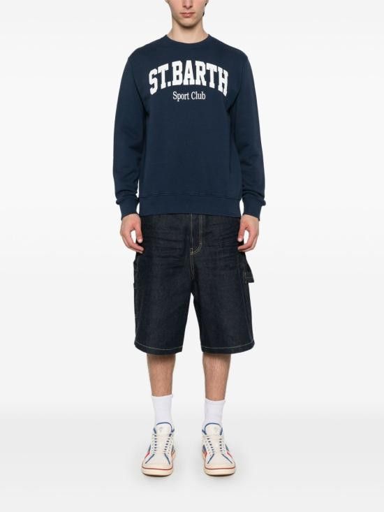 MC2 Saint Barth MC2 SAINT BARTH Men Hoodies PON0001 00001H Blue Size US L / EU 52-54 / 3 - 4 Thumbnail