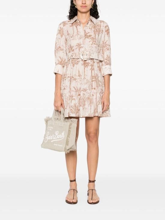MC2 Saint Barth MC2 SAINT BARTH Women Mid Skirts DAIS002 05455H Beige Size L / US 10 / IT 46 - 5 Thumbnail