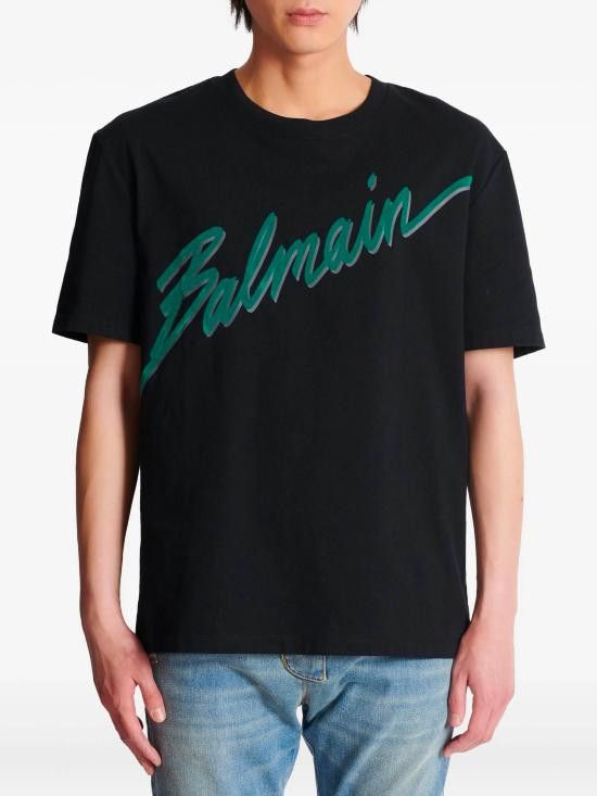 Balmain BALMAIN Men T-Shirts FH1EG000BC86 EOJ Black Size US S / EU 44-46 / 1 - 6 Thumbnail