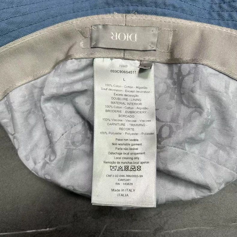 Dior Dior Navy Blue Bucket Hat Size L Size ONE SIZE - 5 Thumbnail