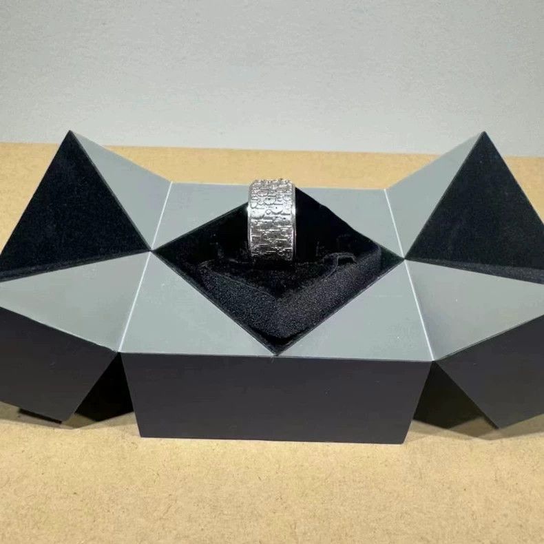 Dior Dior Logo Silver Ring in Size M Size ONE SIZE - 4 Thumbnail