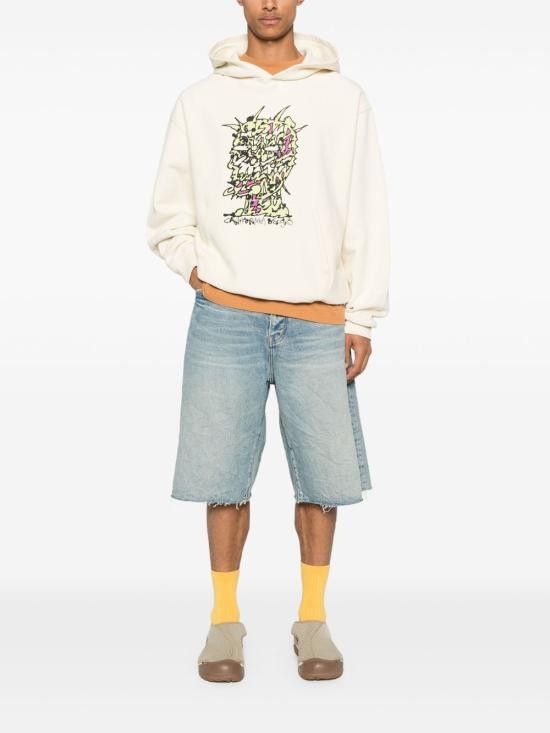 Brain Dead BRAIN DEAD Men Hoodies BDS25T090044 NATURAL White Size US L / EU 52-54 / 3 - 2 Thumbnail