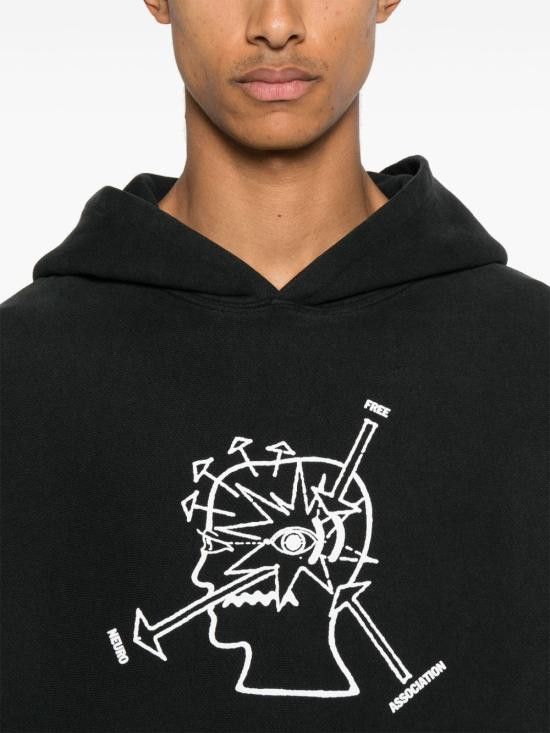 Brain Dead BRAIN DEAD Men Hoodies BDP25TO90044 WASHEDBLACK Black Size US XL / EU 56 / 4 - 5 Thumbnail