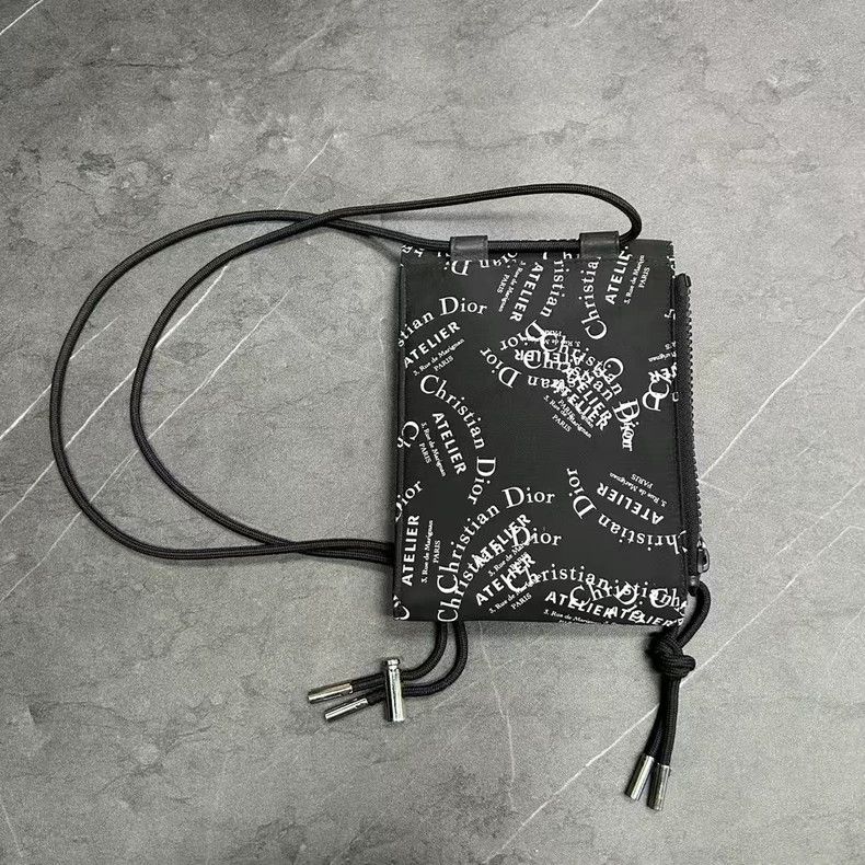 Dior DIOR Logo Print Coin Purse Size ONE SIZE - 5 Thumbnail