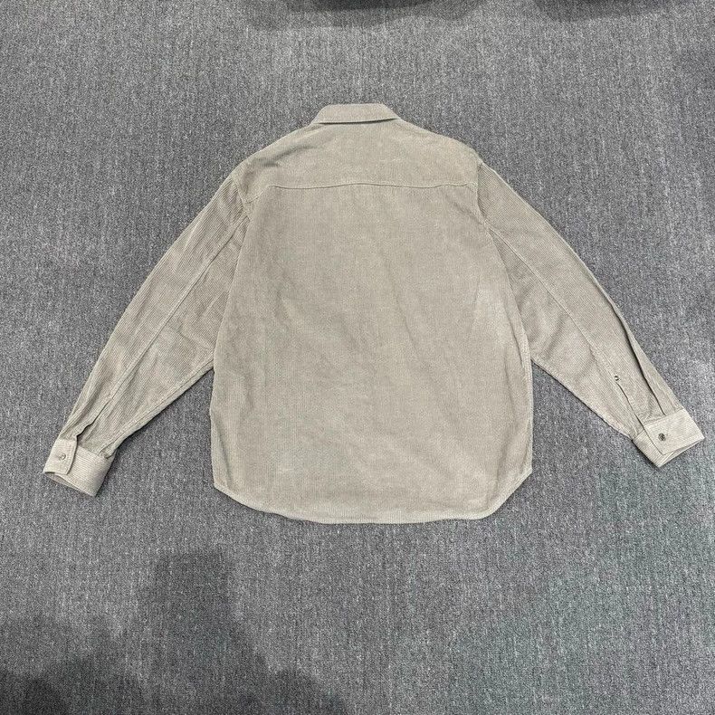 Dior Dior Gray Corduroy Shirt Jacket Size US M / EU 48-50 / 2 - 2 Thumbnail