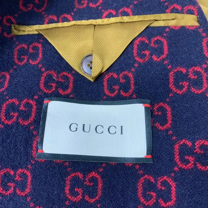 Gucci Gucci Double G Printed Blazer Coat Size US L / EU 52-54 / 3 - 6 Thumbnail