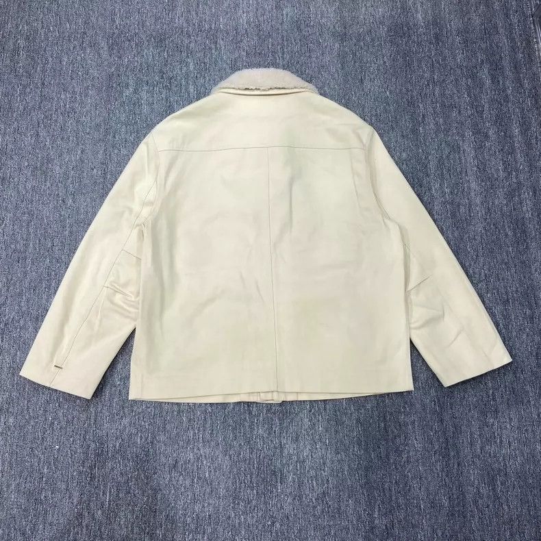Louis Vuitton Beige Embossed Denim Jacket with Removable Collar Size US XXL / EU 58 / 5 - 2 Thumbnail