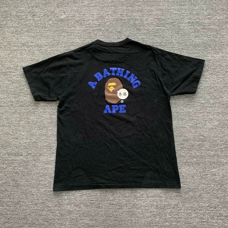 Bape Bape Black Short Sleeve T-Shirt Size L Size US L / EU 52-54 / 3 - 2 Thumbnail