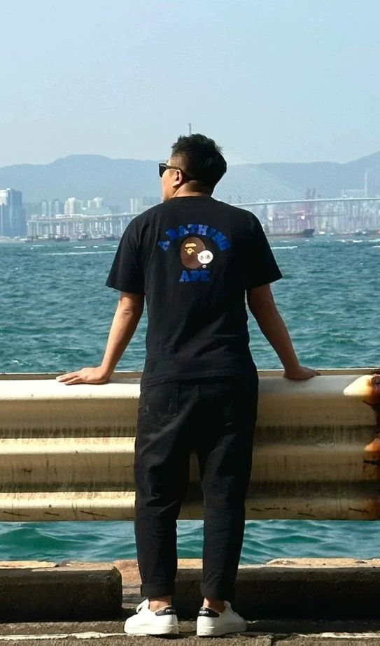 Bape Bape Black Short Sleeve T-Shirt Size L Size US L / EU 52-54 / 3 - 3 Thumbnail