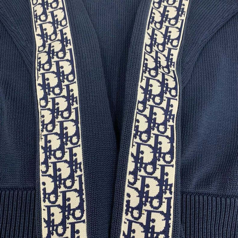 Dior Dior Blue Logo Sweater with Arm Print Size US M / EU 48-50 / 2 - 7 Thumbnail