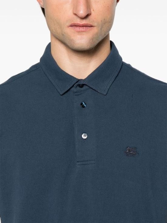 Etro ETRO Men T-Shirts MRMD0006 AJ264B3681 Blue Size US L / EU 52-54 / 3 - 3 Thumbnail
