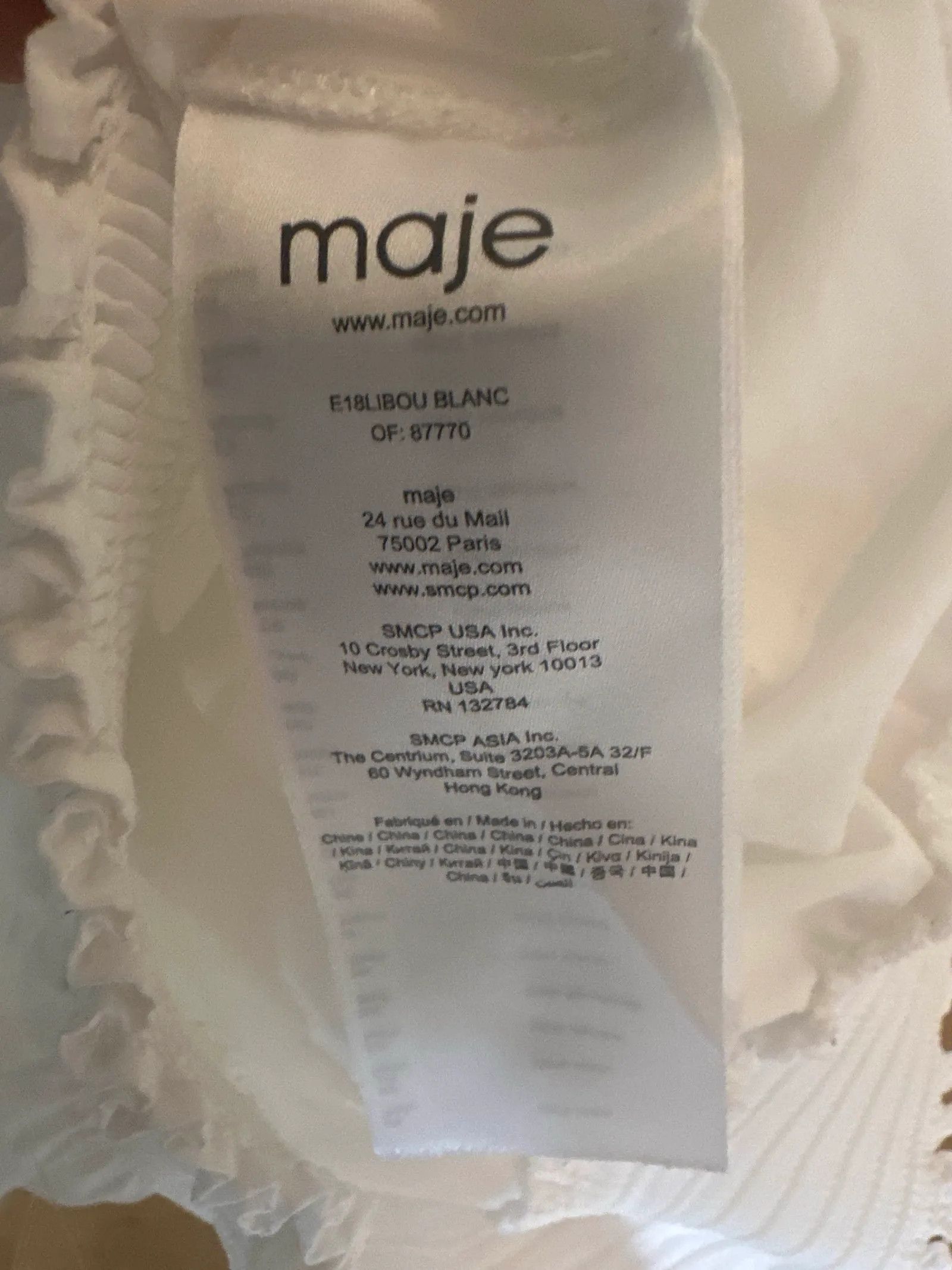 Maje Maje Blouse Size S / US 4 / IT 40 - 3 Thumbnail