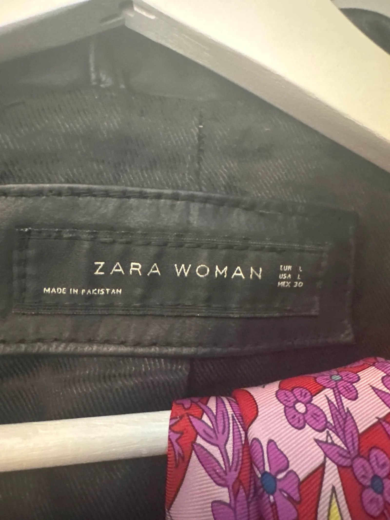 Zara Zara Leather Jacket Size L / US 10 / IT 46 - 2 Thumbnail