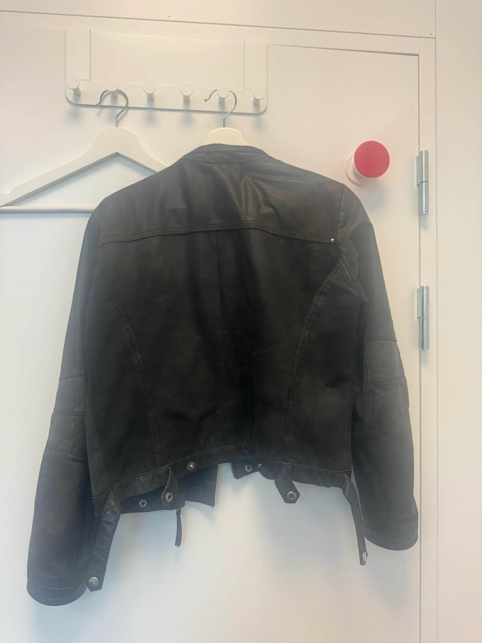 Zara Zara Leather Jacket Size L / US 10 / IT 46 - 3 Thumbnail